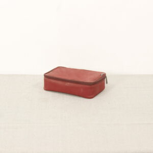 Trousse de toilette rouge