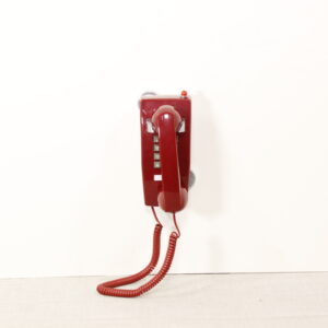 Téléphone Mural Rouge Aimant