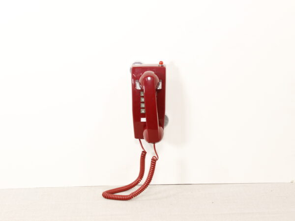 Téléphone Mural Rouge Aimant