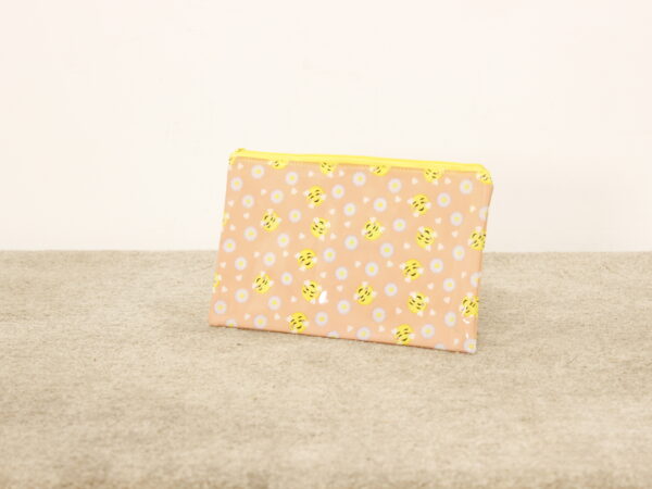 Trousse/Plumier smiley & fleurs