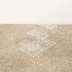 Présentoir 3 pièces en plexiglass