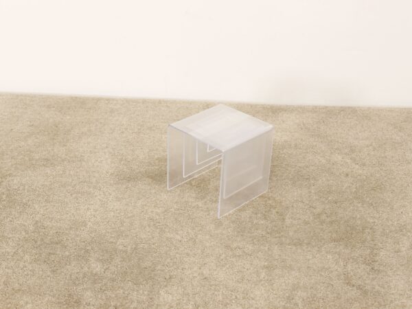 Présentoir cubes 4 pièces en plexiglass