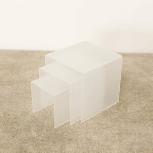 Présentoir cubes 3 pièces en plexiglass