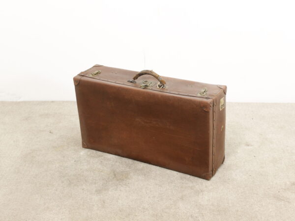 Valise Vintage en Toile Cirée