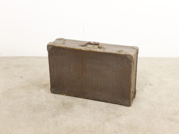 Valise en Cuir Imprimé