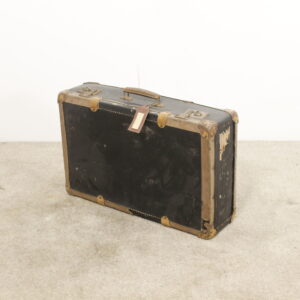 Valise Ancienne en Cuir Noir