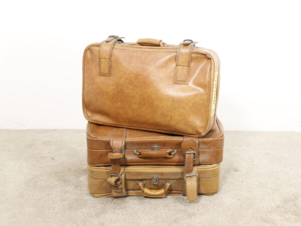 Valise en Cuir Vintage