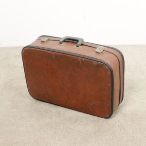 Valise en Cuir Finitions Noires