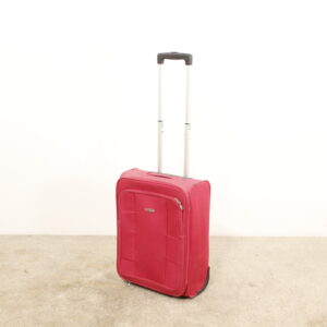 Petite Valise à Roulettes Rose