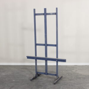 Chevalet en bois bleu