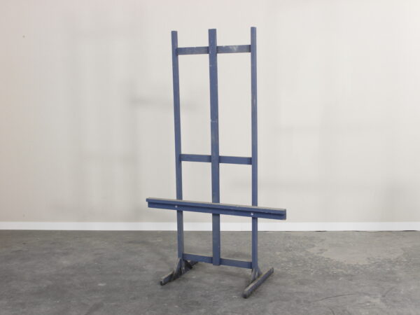 Chevalet en bois bleu